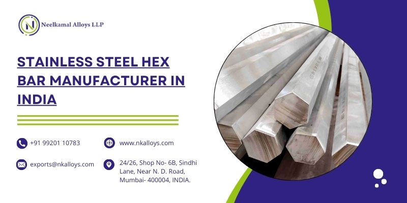 SS Hex Bar Manufacturer in India, Mumbai